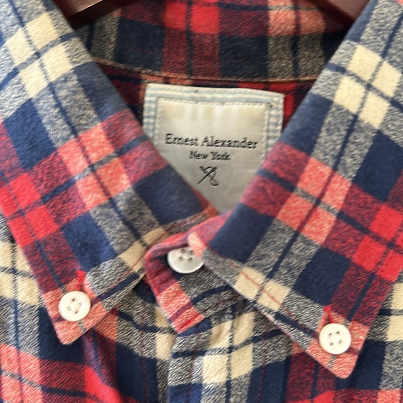 Ernest Alexander 100% cotton button down shirt size M - Picture 2 of 3